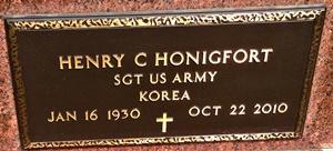 military plaque