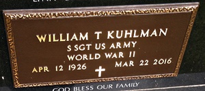 military plaque